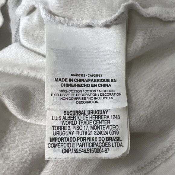 Nike Shirt Men Large White Athletic Cut American Eagle Patriotic Graphic Tee - Picture 4 of 14